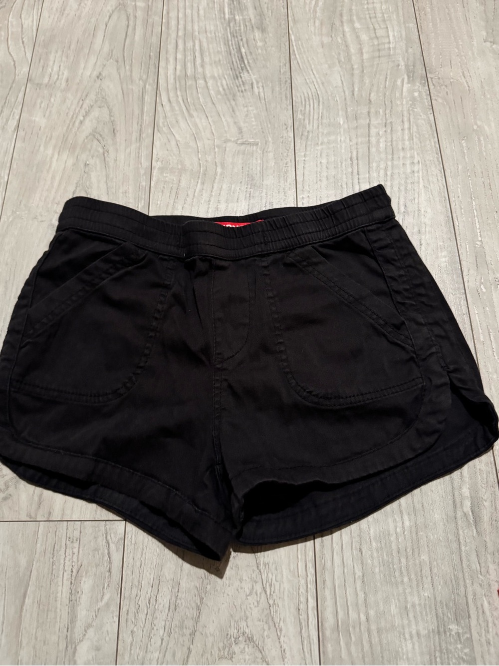 UNIONBAY Black Women's Pull on Short Shorts